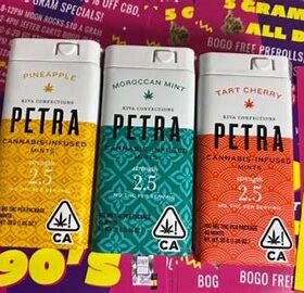 Petra cannabis Infused Mints